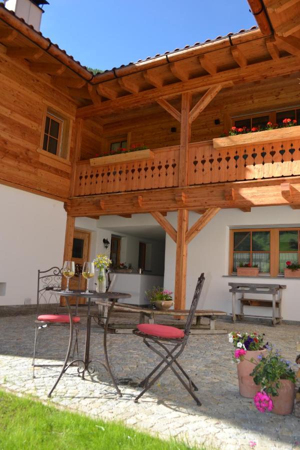 Ferienwohnung Bergidyll an der Lane - Pfunders Exterior foto